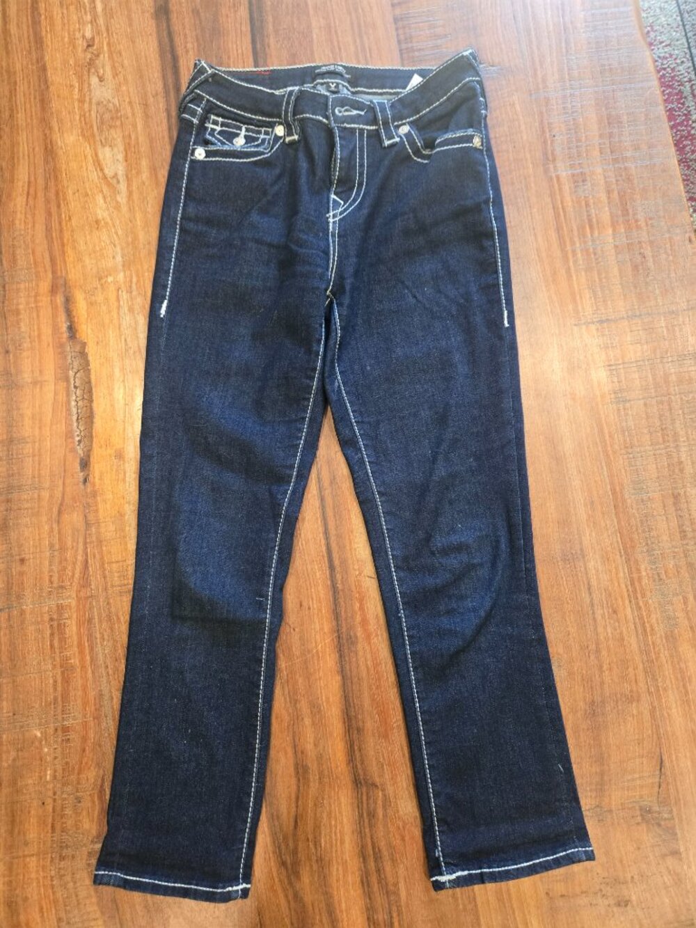 ☀️ True Religion Jennie Capri Big T – Curvy Skinny Flap ☀️